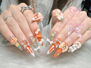 ナナネイル アメ村心斎橋店(NaNa Nail)の写真/【つけ放題/持ち込みデザイン/長さ出しが人気★】見るたびにキュンとする指先をお届けします♪