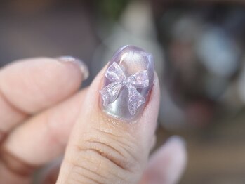 ネイル アトリエ コモード(nail atelier Comodo)/3Dパーツ [ラメリボン]