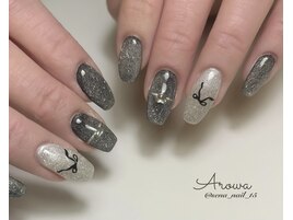 マグネットリボンネイル