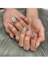 ポミーネイル 池袋店(pomynail)/リボンネイル