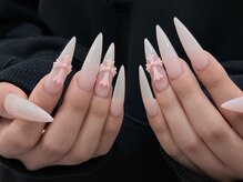 サリーネイルラボ(Sully Nail Lab)/2XLロング、クロムパーツつけ