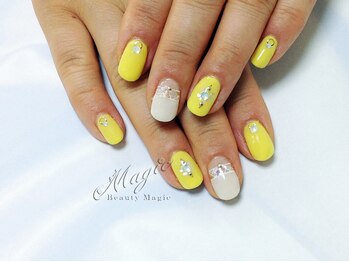 ネイルサロン ビューティーマジック 川口店/イエローネイル