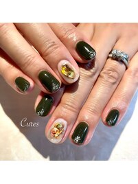 奥行きニュアンスネイル