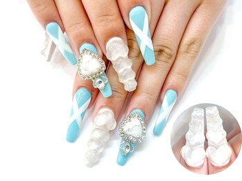 ネイルコレクション ピンク(Nail Collection Pink)/ロング☆スカルプ放題☆ハート