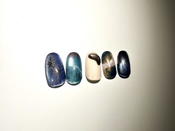 ナイン(nine)の写真/【デザイン持込みOK】個性派ネイル/ニュアンスネイルおまかせください★カラー変更であなたらしい爪先に♪