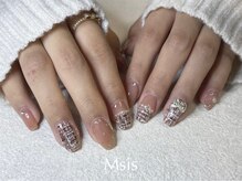 エムシス 甲東園店(Msis)/ツイードネイル