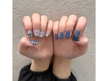 チェックネイル