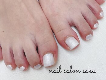 サク(saku)/フット/ホワイトパール