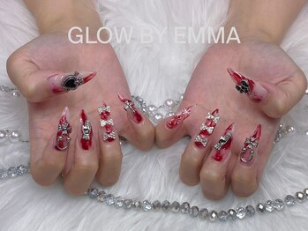 ロングネイルズ エマ(LongNails-Emma)/チップスカルプゴテゴテたっぷり