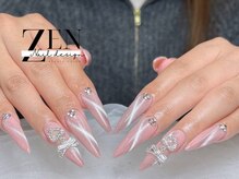 ゼン ネイル デザイン 池袋(ZEN NAIL DESIGN)/長さだしやり放題×つけ放題