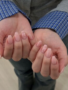 エモナネイル 博多駅前(Emona Nail)の写真/約250色から選べる♪カラーパーツが豊富*定額/ワンカラー/マグネット/ワンホン