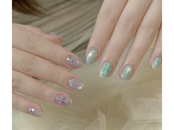 ナンシーネイル(Nancy nail)の写真/【人気No.1オフィスネイル、フィルイン無料】21時営業！仕事で忙しい方でも通いやすいスピード施術x高技術
