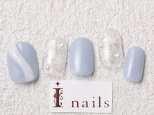 アイネイルズ 梅田店(I nails)/ニュアンスシンプルぷっくり