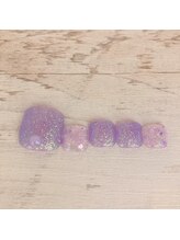 ネイルアンドまつ毛エクステ ルーナ イオン多摩平の森店/フットデザイン