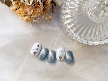 ハートホロネイル