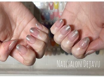 デジャヴ(Dejavu)/ラメグラデーションネイル
