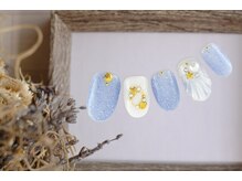 FASTNAIL松戸駅西口店【パラジェル/ジェルネイル専門/定額/マグネット/フットネイル】/梅雨ネイル　ドット　【11278】