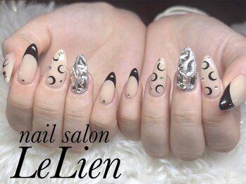 ルリアン(LeLien)の写真/”可愛い”よりも”カッコイイ”を求める女性受け抜群のこだわりネイルも再現可◇120分アートし放題¥11000