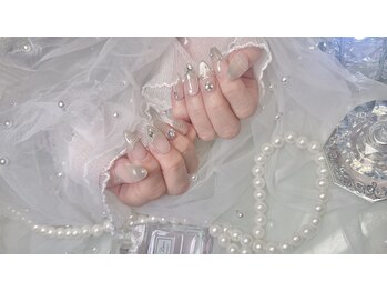 fannail【パラジェル/フィルイン/長さだし/ワンカラー/定額/ワンホン/名古屋/上前津】/定額デザイン+色変更+パーツ変更