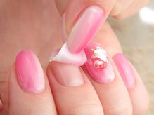 WRネイルズ(WR Nails)/☆ピールオフネイル オフ工程2☆