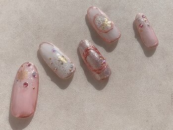ネイルサロン ソウ 京橋店(Nail Salon Sou)/PINK×ぷっくりミラー