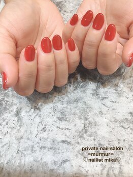 プライベート ネイルサロン マーマ(murmur)/ワンカラーネイル