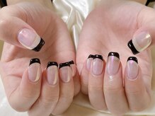 キキネイル 二子玉川(kikinail)/オーロラフレンチネイル