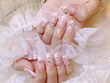 アイネイルズ 四条河原町店(I-nails)/ピンクフレンチ￥11500