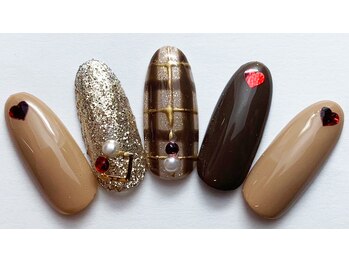 ネイルサロンアジアン 池袋店/バレンタイン限定デザイン
