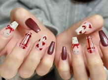 ウサギネイル 新大久保店(usagi nail)/リボンネイ