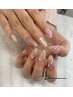 【スカルプ/ハンド1番人気】美フォルム長さだし★デザインやり放題¥13000　　