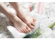 ロンズネイル(Ron's nail)の写真/パラジェル使用のフットネイル。定額デザインあり＆フットバス付きで快適☆