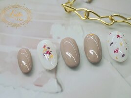 大人押し花ネイル☆