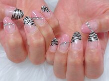 バーロビューティールーム ヨコハマ(Balo Beauty Room Yokohama)/ゼブラネイル　