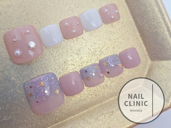 ネイルクリニック(NAIL CLINIC)/フットジェルネイル/夏/デザイン