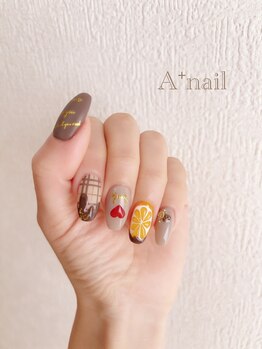エープラスネイル(A+nail)/バレンタインネイル