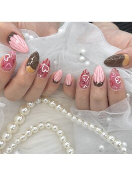 カメリア(Camelia)/バレンタインお菓子ネイル