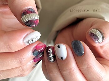 アプリシーエイトネイル(appreciate nail)/おまかせニュアンス♪