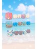 【りお限定】フットジェル夏デザイン~フットバス付き~¥8800