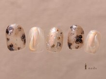 アイネイルズ 吉祥寺店(I nails)/レオパードニュアンスフラワー