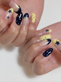 オカユデザイン ネイルワークス(OKAYU DESIGN Nailworks)/pop&mood