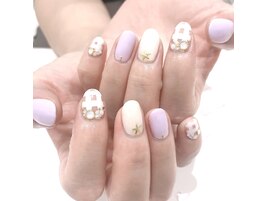 サマーチェックネイル