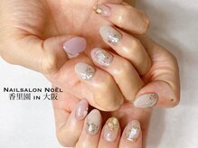 ノエル(Noel)/ブライダルキラキラシェルネイル