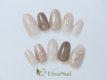 エリクサーネイル 神田(Elixir Nail)/シンプル/クーポン使用