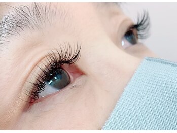 ヘアーアンドアイラッシュ ビス くりえいと店(hair&eyelash Bis!)/フラットラッシュ120本