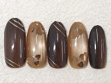 リノ ネイル(Rino nail)/2月新作チョコネイル802o2