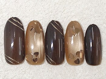 リノ ネイル(Rino nail)/2月新作チョコネイル802o2
