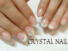 クリスタルネイル イオンモール広島府中店(CRYSTAL NAIL)/フレンチネイル