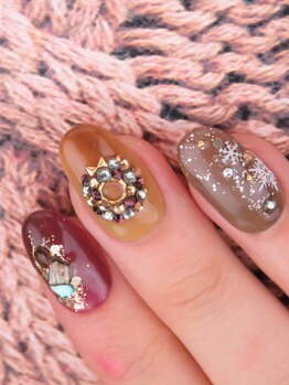 ベイクドカラーでシックに☆