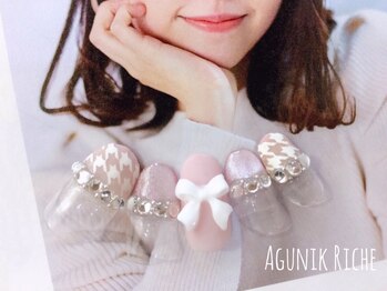 アグニークリッシェ(Agunik Riche)/【リボンネイル】